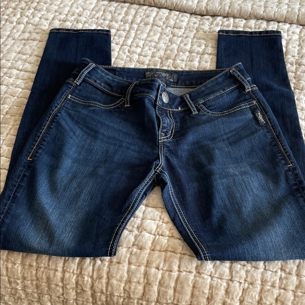 Silver Jeans Dark Blue Women's Skinny Jeans